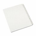 Workstationpro Allstate-Style Legal Side Tab Dividers - White - Set of 25 TH3329352
